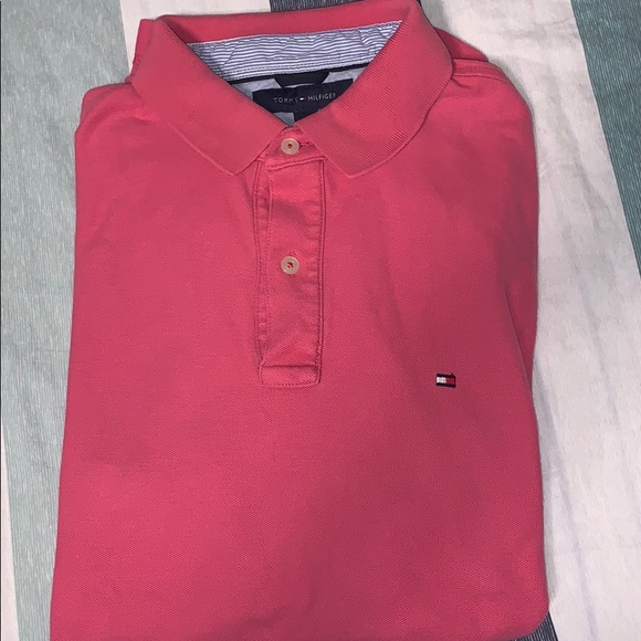Tommy Hilfiger Other - Tommy Hilfiger Salmon Polo